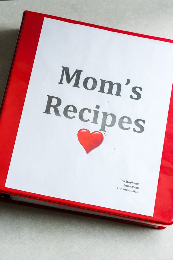 Mom's Recipes Cookbook