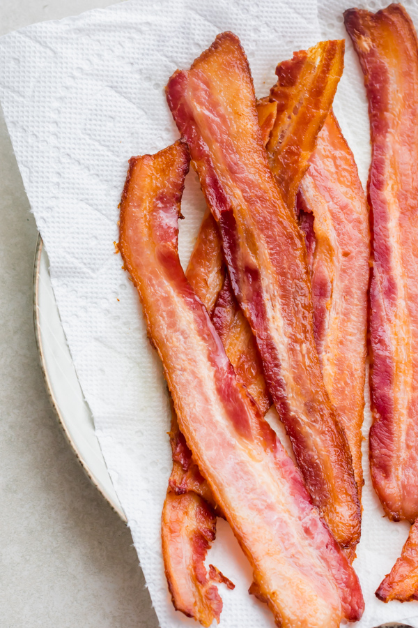 Perfect Bacon on a plate.