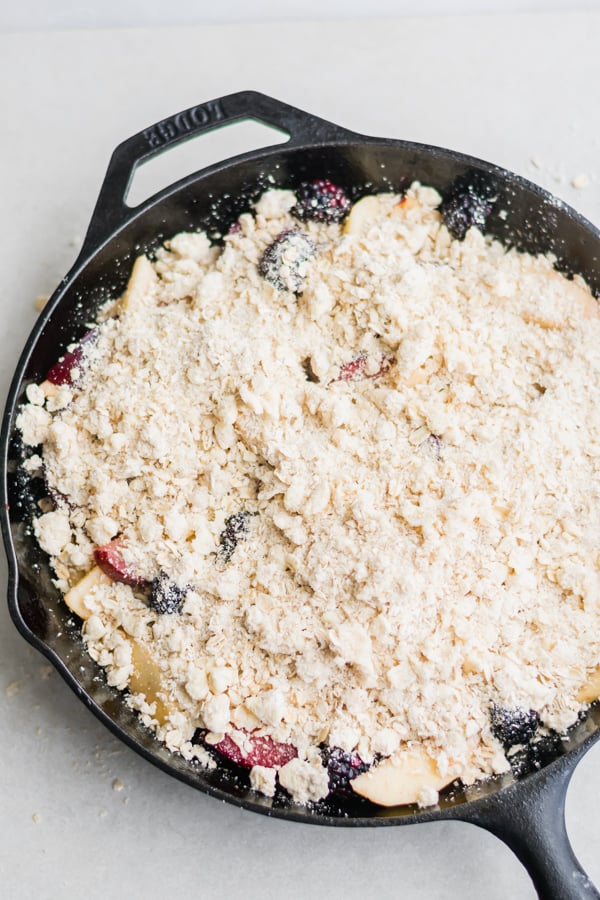 Summer Glory Skillet Crumble